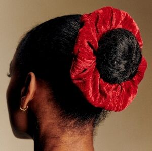 Sezane Large Velvet Scrunchie NEW